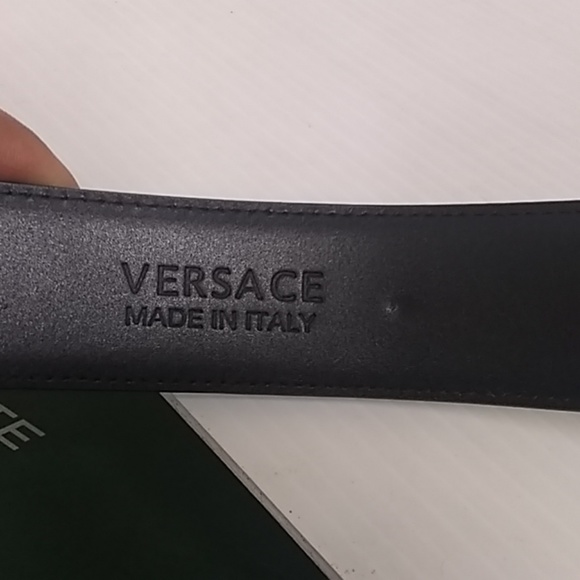 Versace Medusa leather belt size 100 cm made in Italy - Picture 3 of 7